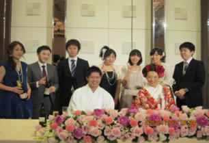 2年次研修医 松尾翼先生の結婚式